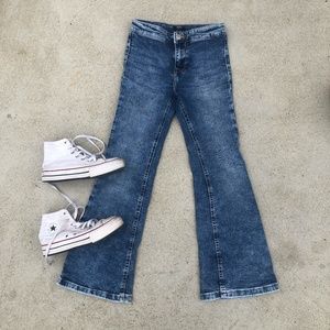 forever 21 jegging bell bottoms